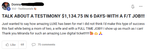 Donna · mom of two, F/T job
