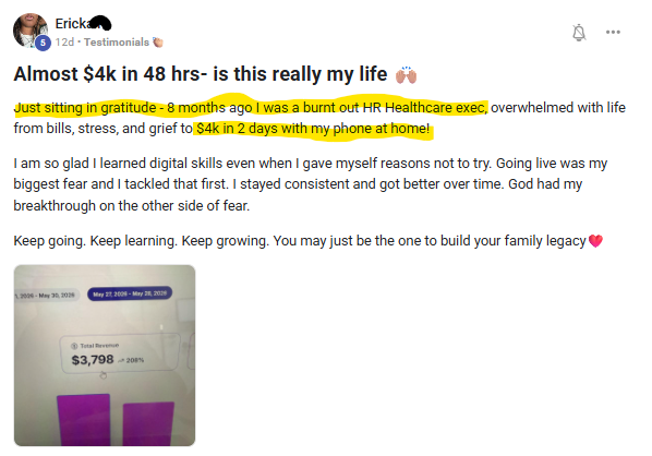 Erika · former HR exec